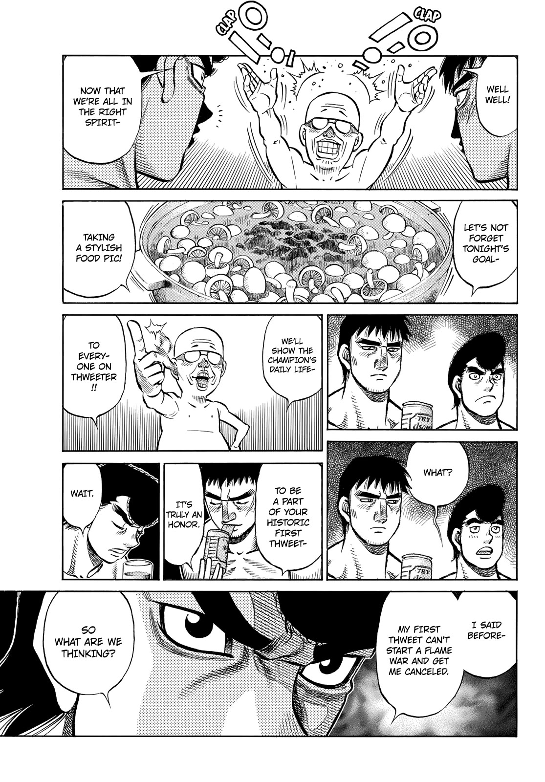 Hajime no Ippo Chapter 1443 page 3 - Chapter 1443: The Flames Die Down