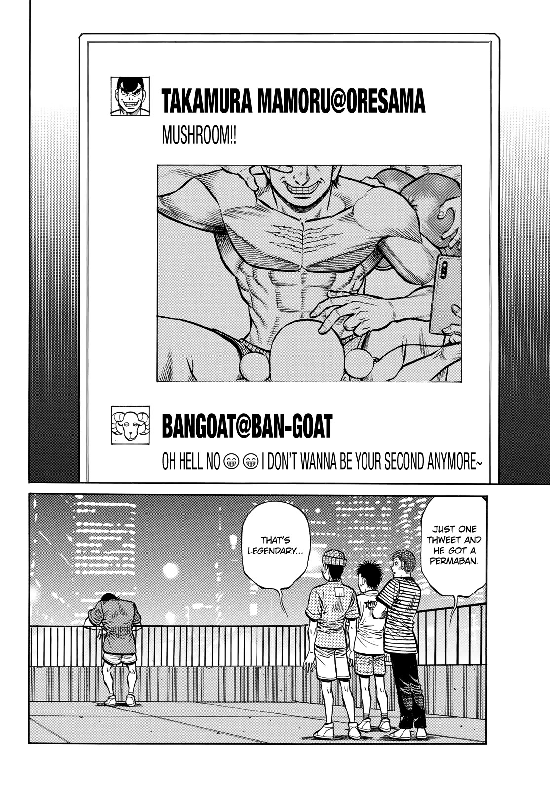 Hajime no Ippo Chapter 1443 page 8 - Chapter 1443: The Flames Die Down