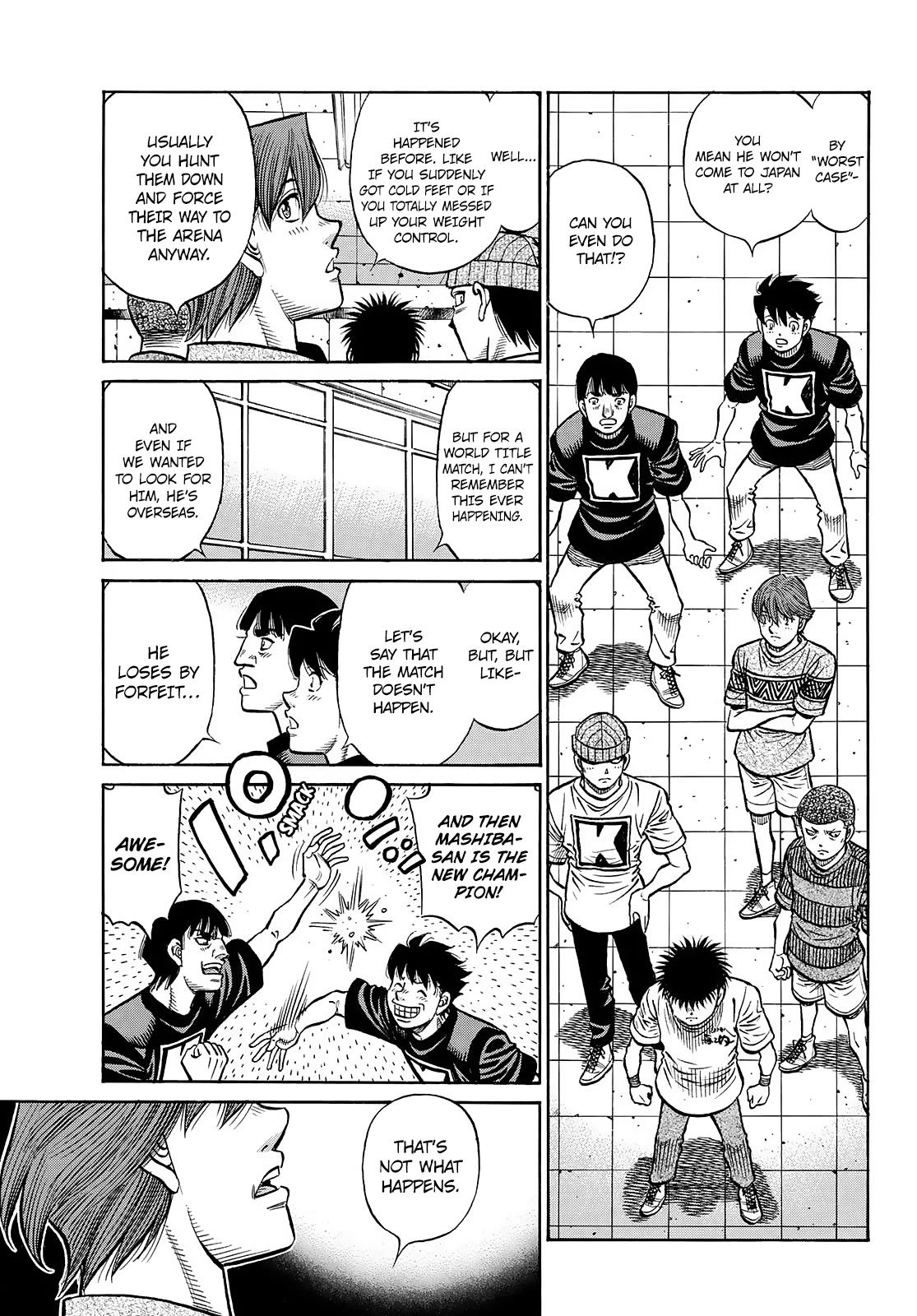 Hajime no Ippo Chapter 1444 page 10 - Chapter 1444: Uproar