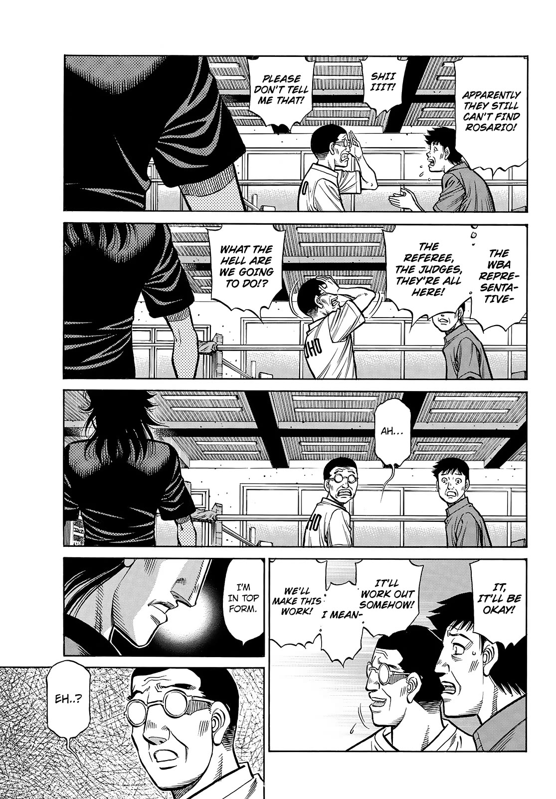 Hajime no Ippo Chapter 1445 page 12 - Chapter 1445: The Champion is Missing!