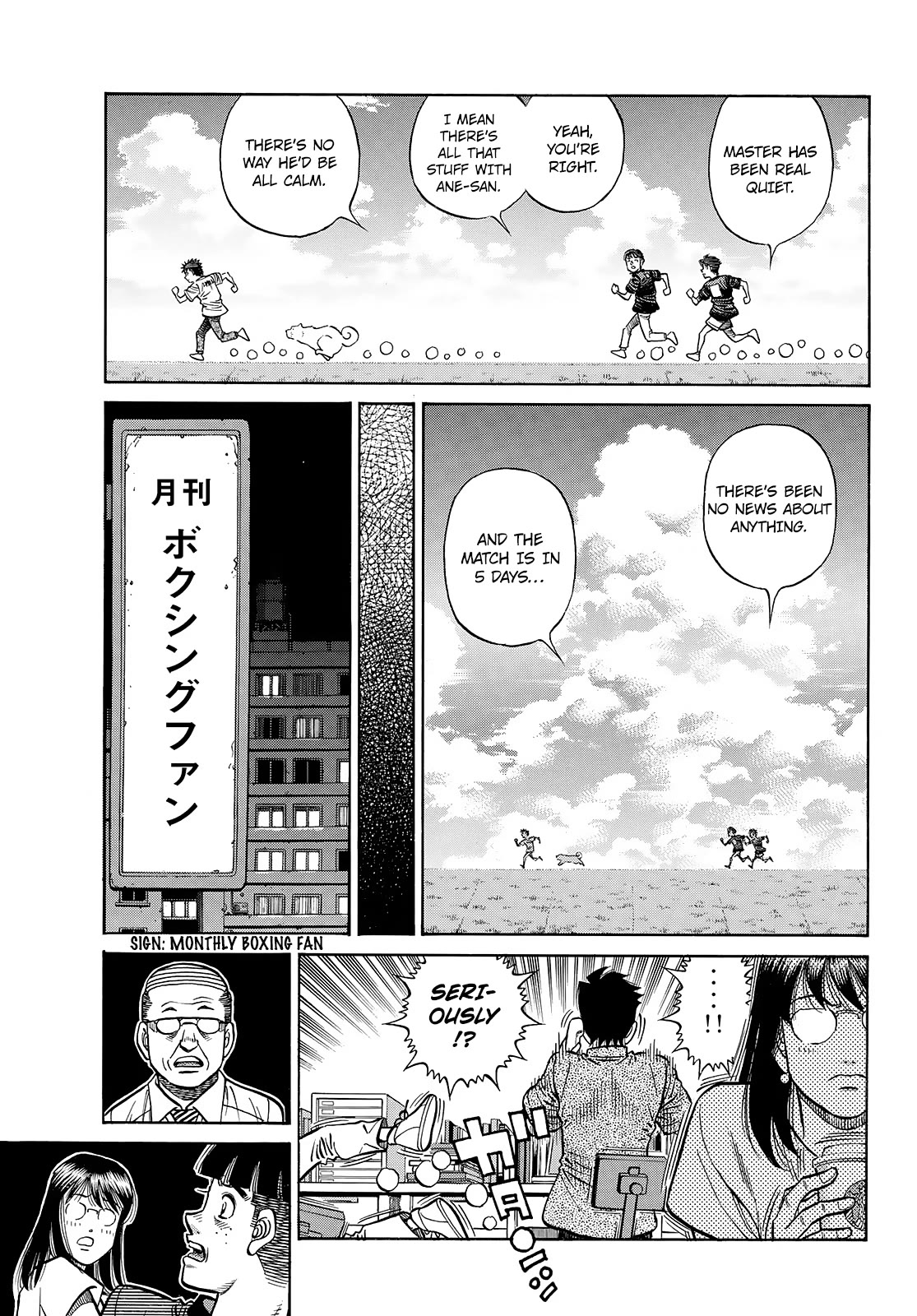 Hajime no Ippo Chapter 1445 page 19 - Chapter 1445: The Champion is Missing!