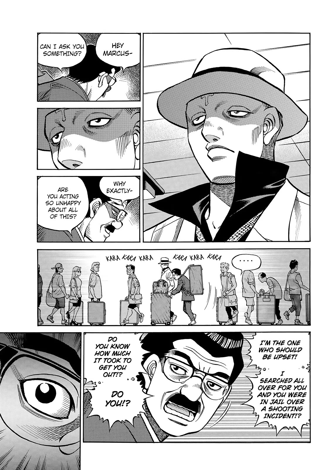 Hajime no Ippo Chapter 1446 page 4 - Chapter 1446: Round 1446: Rosario Arrives in Japan