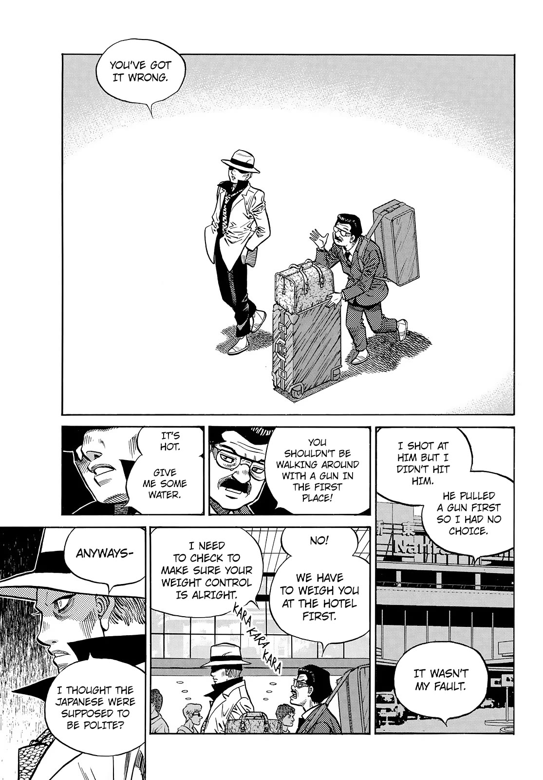 Hajime no Ippo Chapter 1446 page 6 - Chapter 1446: Round 1446: Rosario Arrives in Japan
