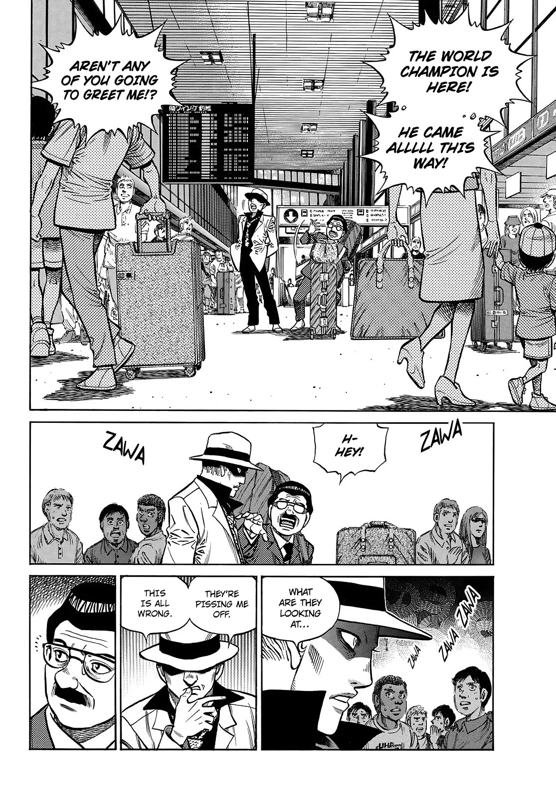 Hajime no Ippo Chapter 1446 page 7 - Chapter 1446: Round 1446: Rosario Arrives in Japan