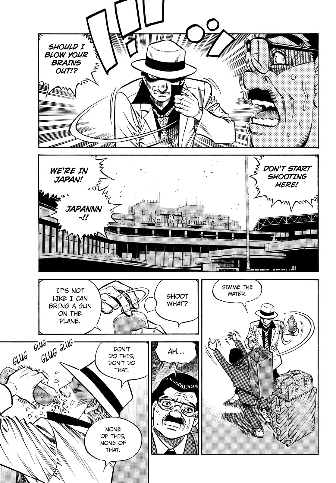 Hajime no Ippo Chapter 1446 page 8 - Chapter 1446: Round 1446: Rosario Arrives in Japan