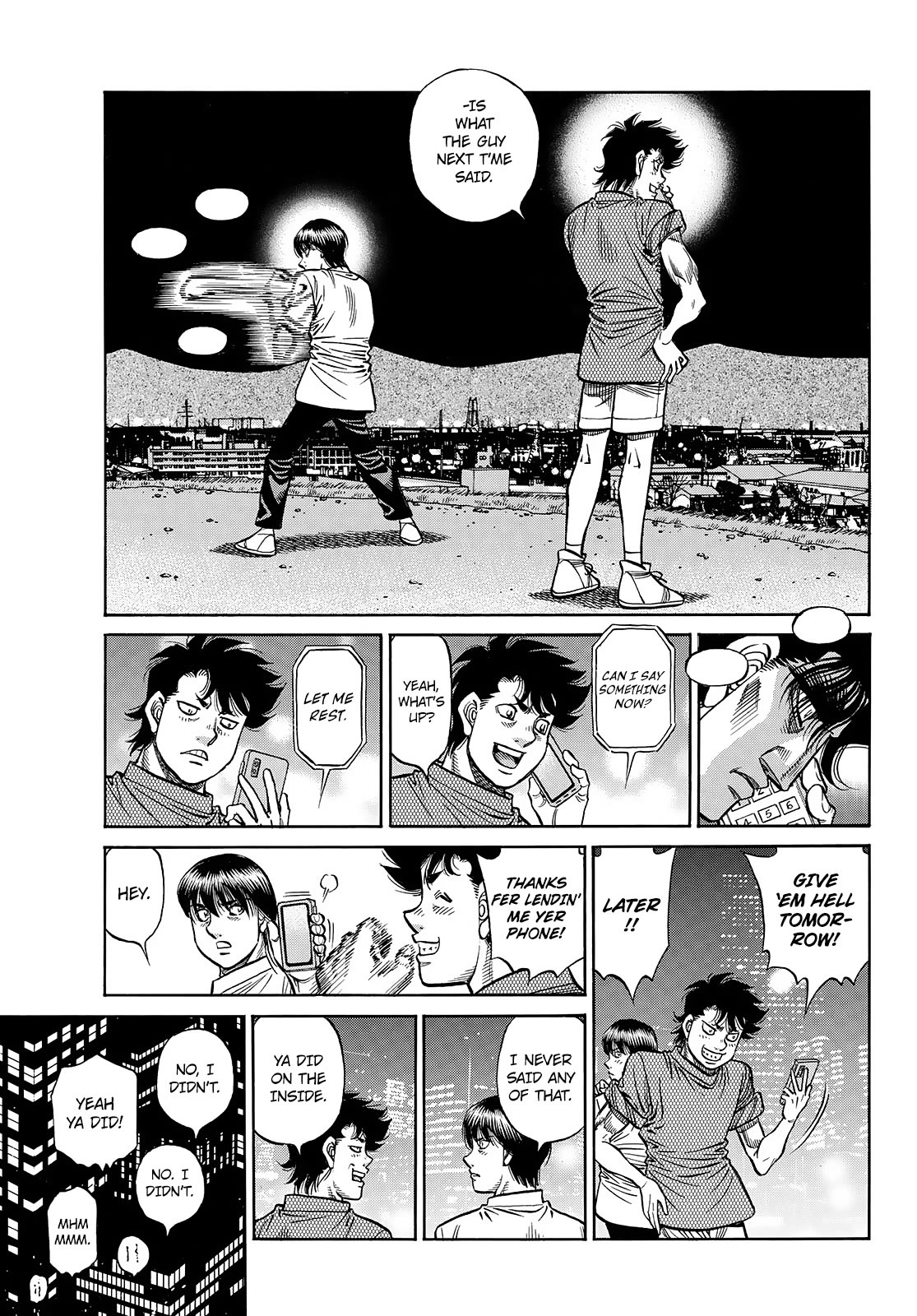 Hajime no Ippo Chapter 1448 page 12 - Chapter 1448: Encouragement on the Eve of