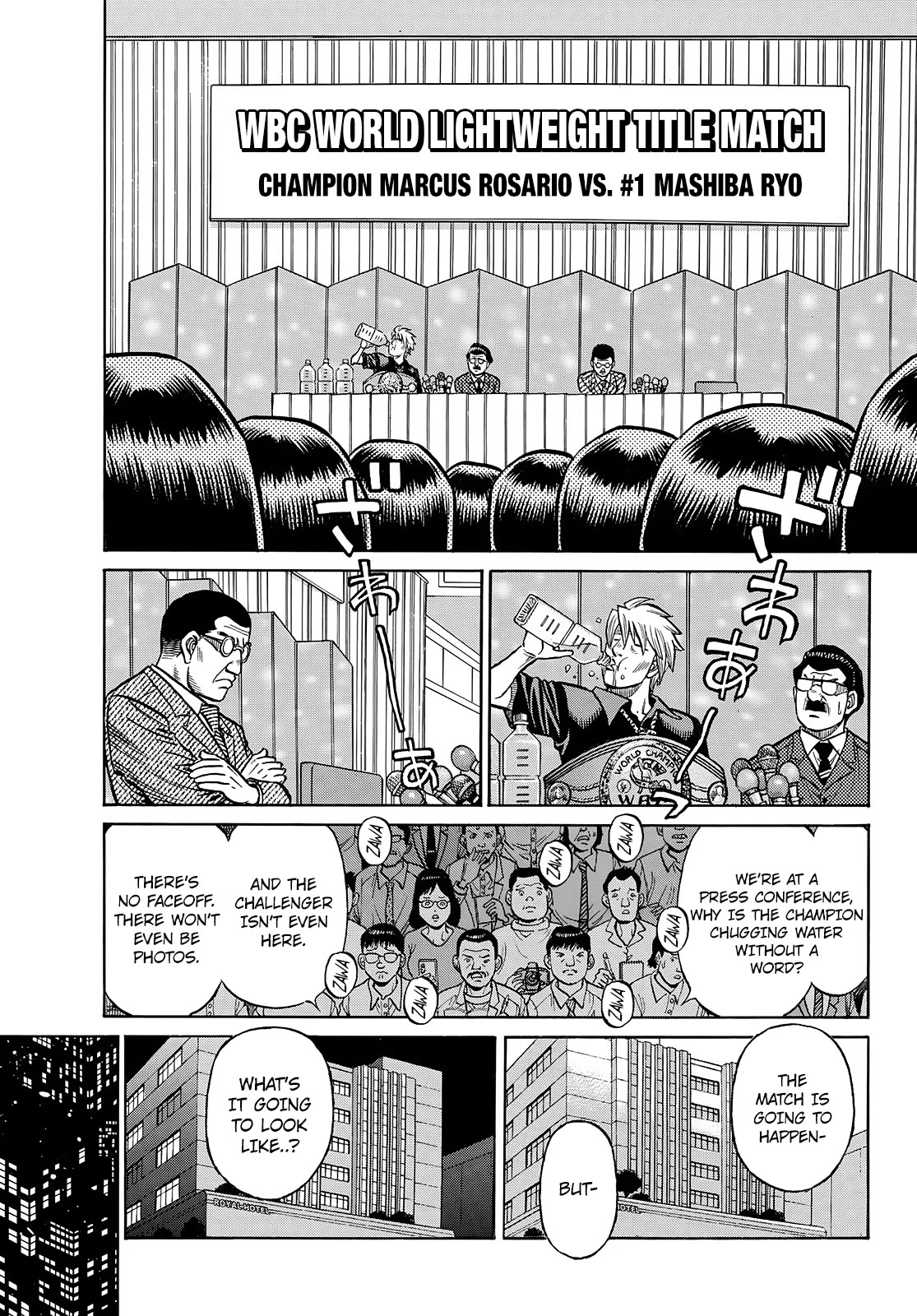 Hajime no Ippo Chapter 1448 page 8 - Chapter 1448: Encouragement on the Eve of