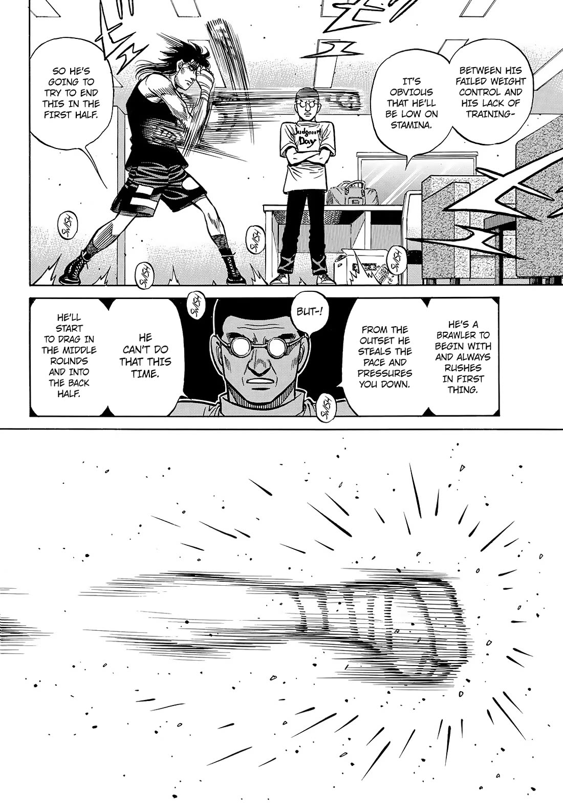 Hajime no Ippo Chapter 1450 page 15 - Chapter 1450: Rosario in Battle Mode