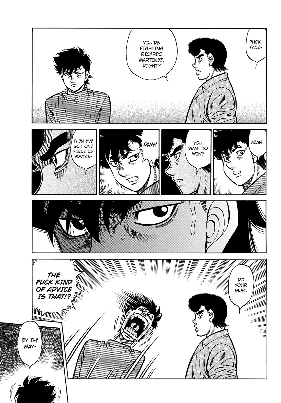 Hajime no Ippo Chapter 1450 page 4 - Chapter 1450: Rosario in Battle Mode