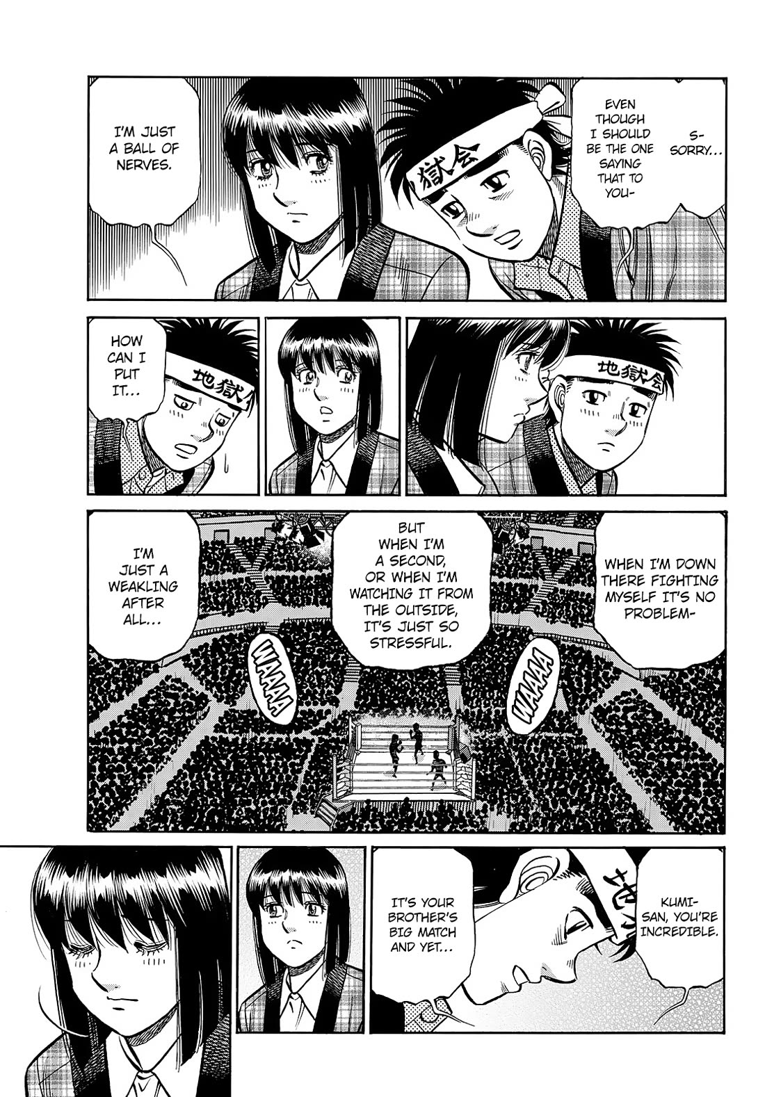 Hajime no Ippo Chapter 1450 page 6 - Chapter 1450: Rosario in Battle Mode