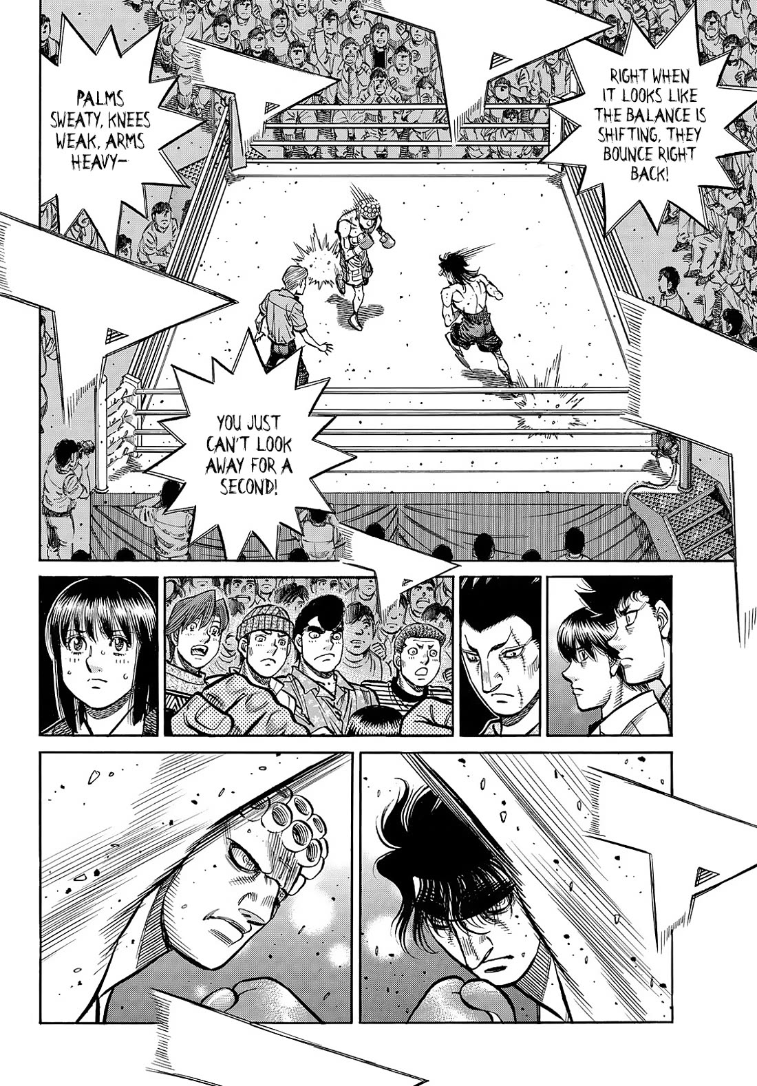 Hajime no Ippo Chapter 1454 page 10 - Chapter 1454: A White Hot Round-1