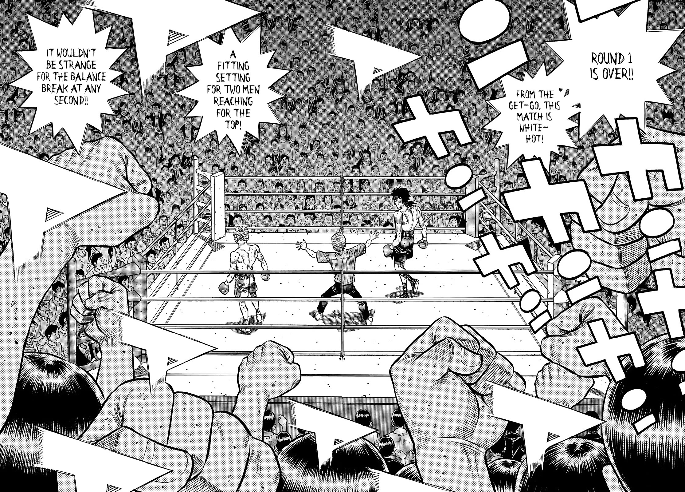 Hajime no Ippo Chapter 1454 page 12 - Chapter 1454: A White Hot Round-1