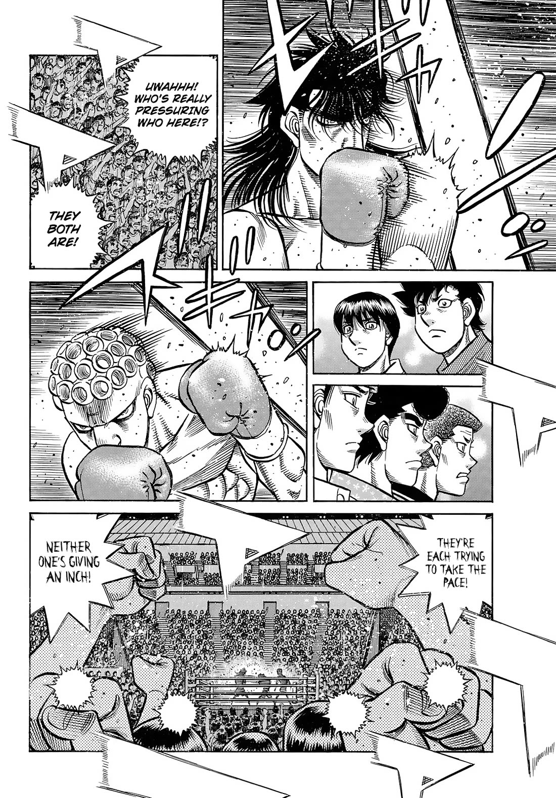 Hajime no Ippo Chapter 1454 page 4 - Chapter 1454: A White Hot Round-1