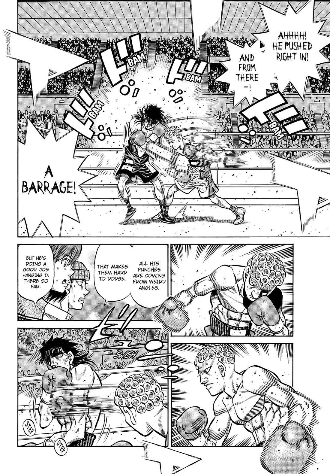 Hajime no Ippo Chapter 1456 page 10 - Chapter 1456: The Champion's Front Foot