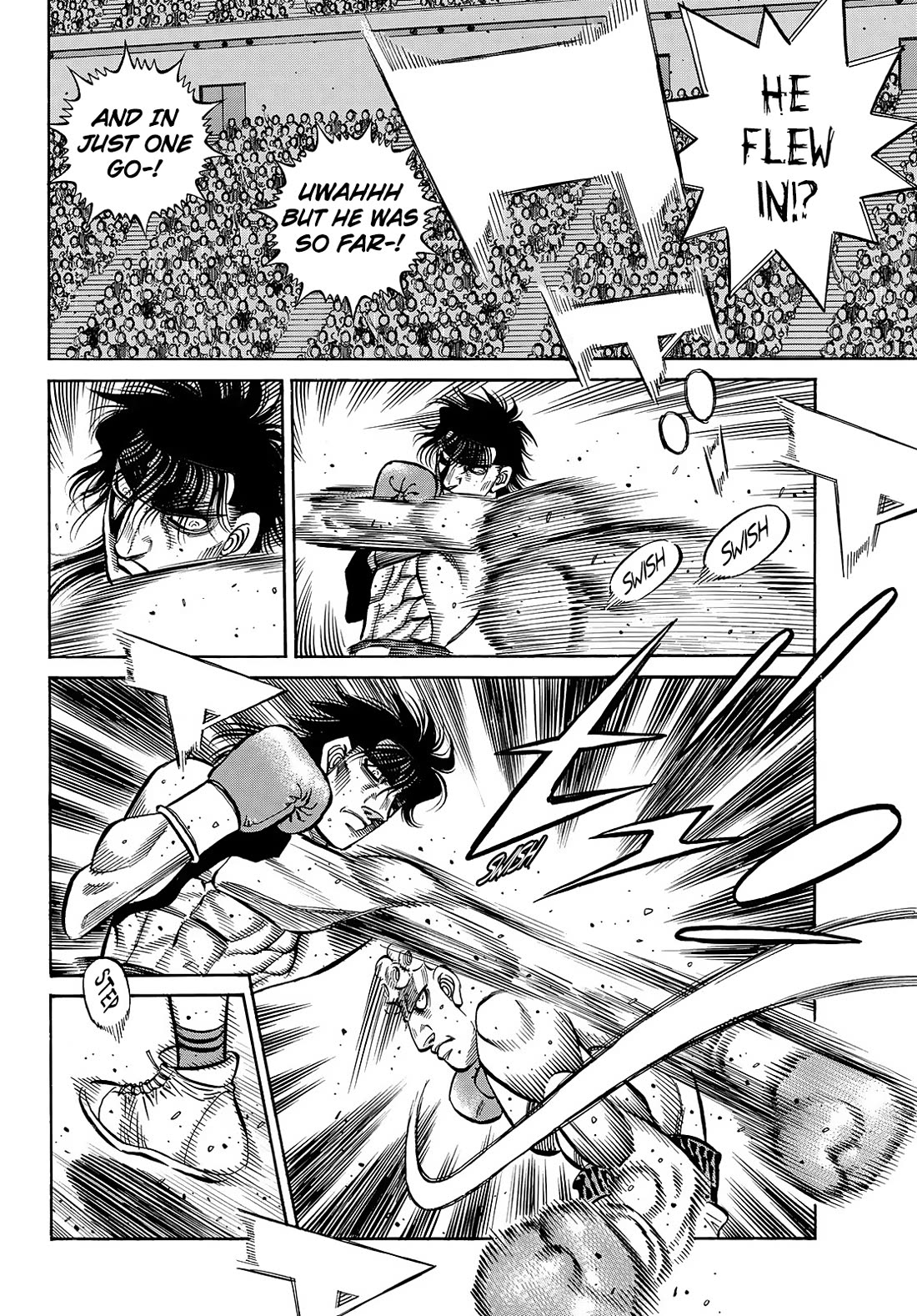 Hajime no Ippo Chapter 1456 page 4 - Chapter 1456: The Champion's Front Foot