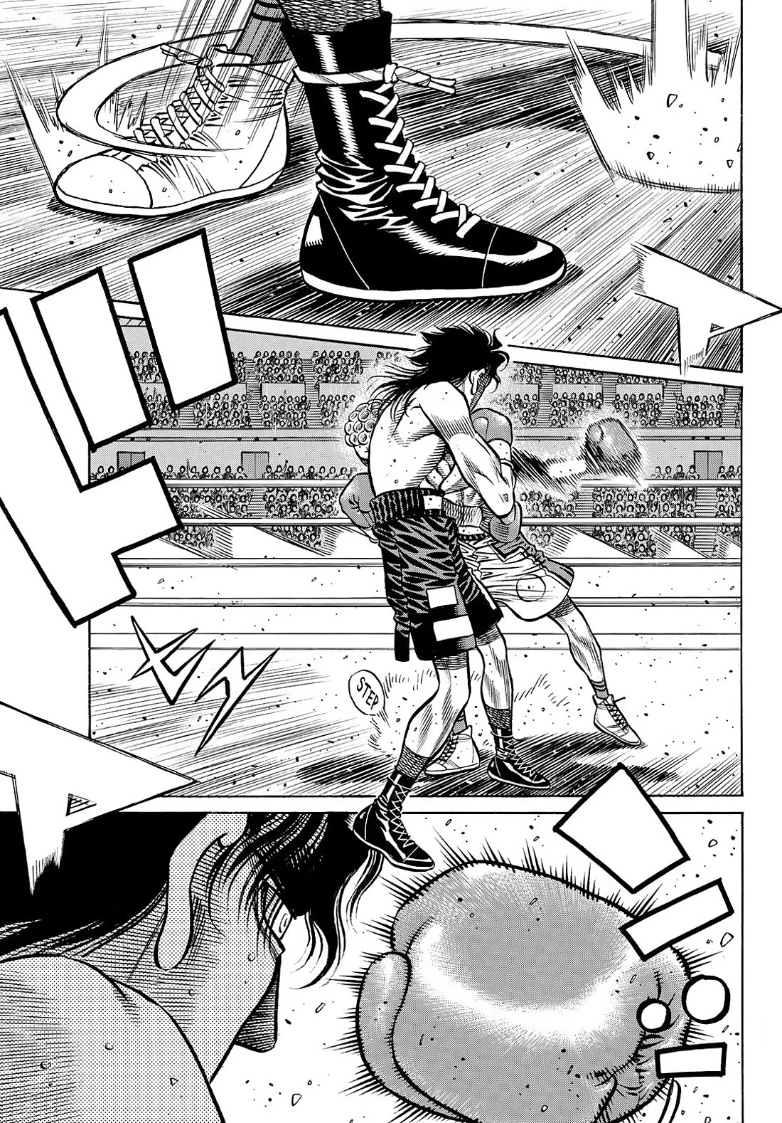 Hajime no Ippo Chapter 1456 page 5 - Chapter 1456: The Champion's Front Foot