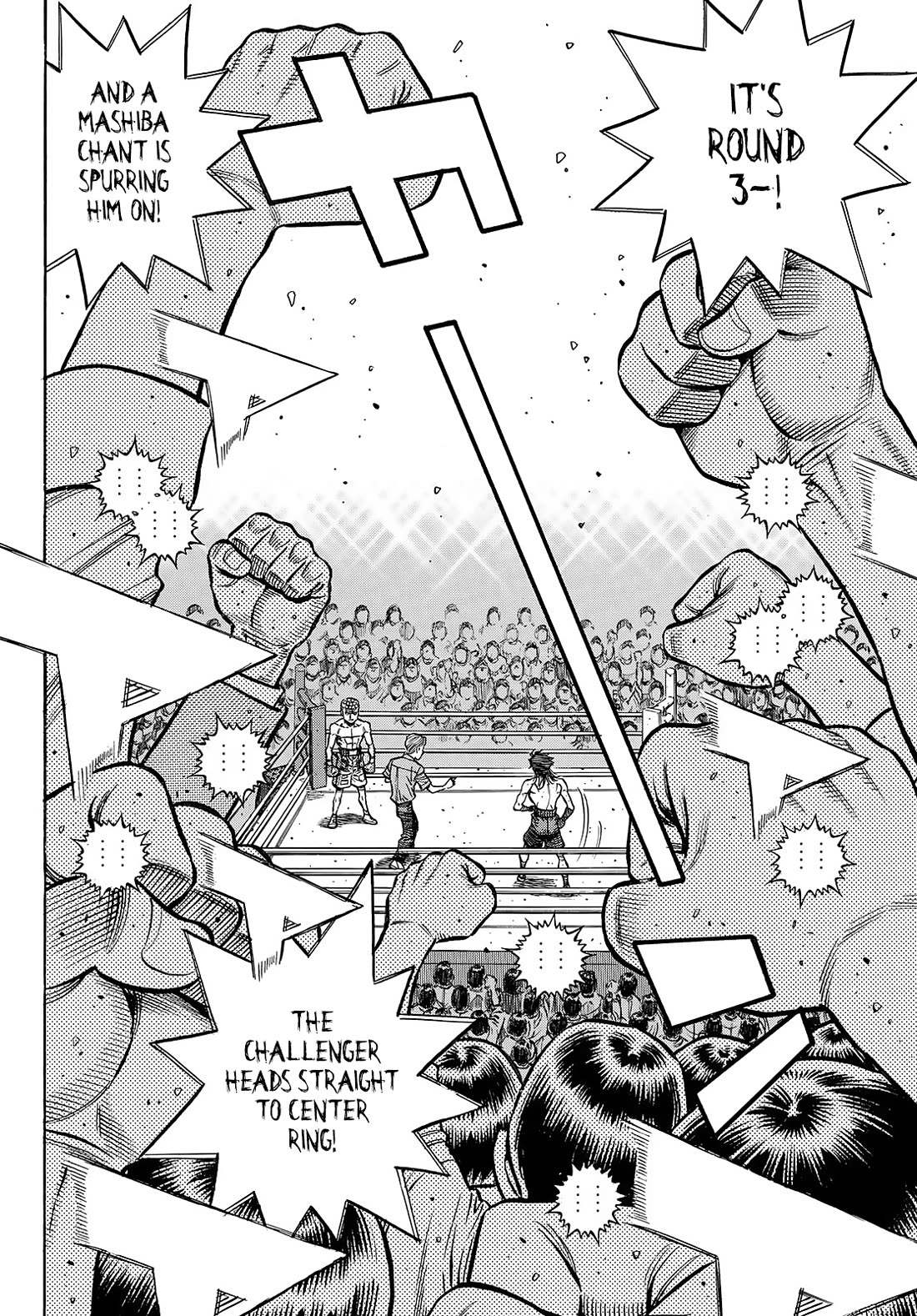 Hajime no Ippo Chapter 1458 page 6 - Chapter 1458: Mashiba Chant