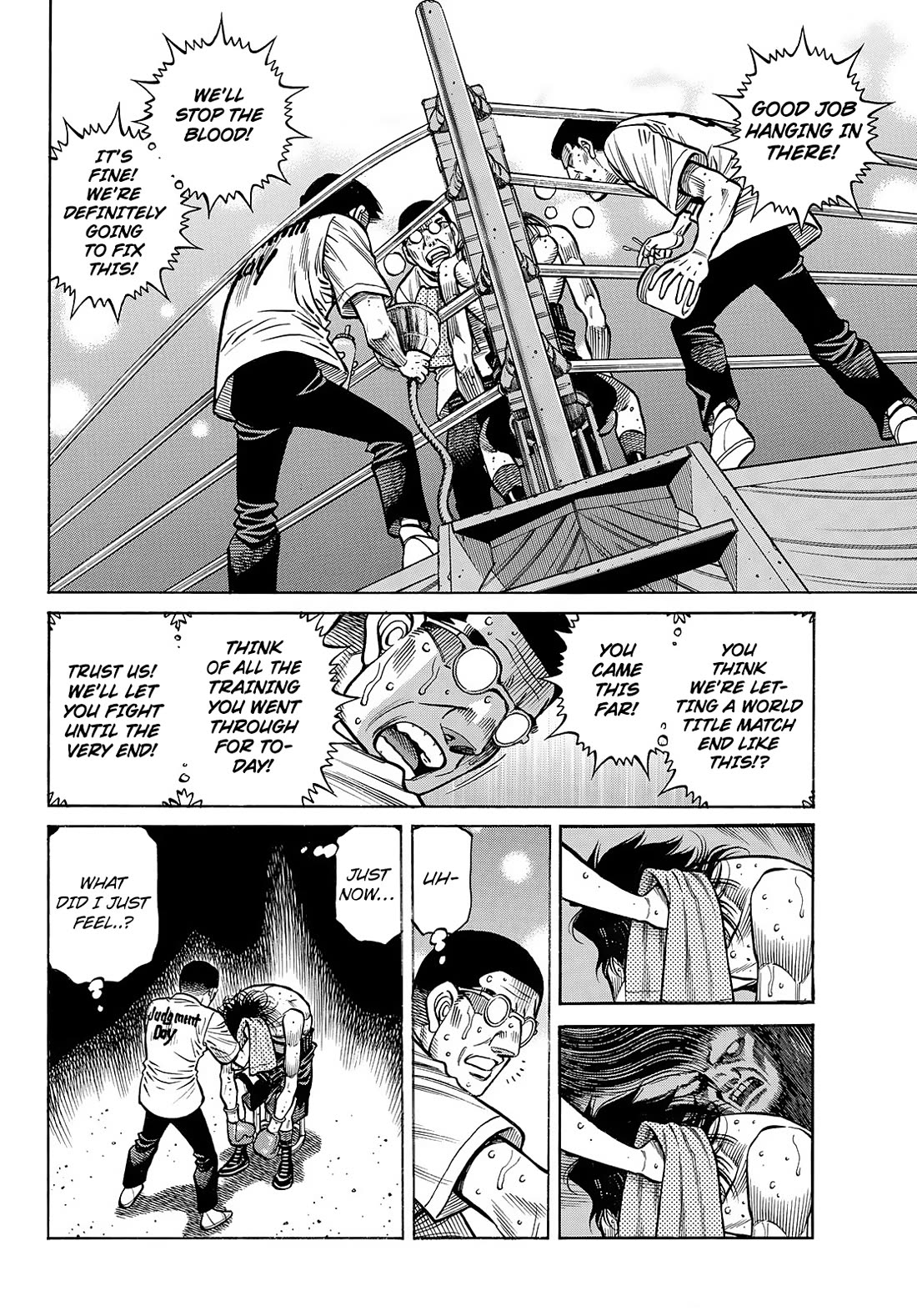 Hajime no Ippo Chapter 1465 page 14 - Chapter 1465: Left Eye