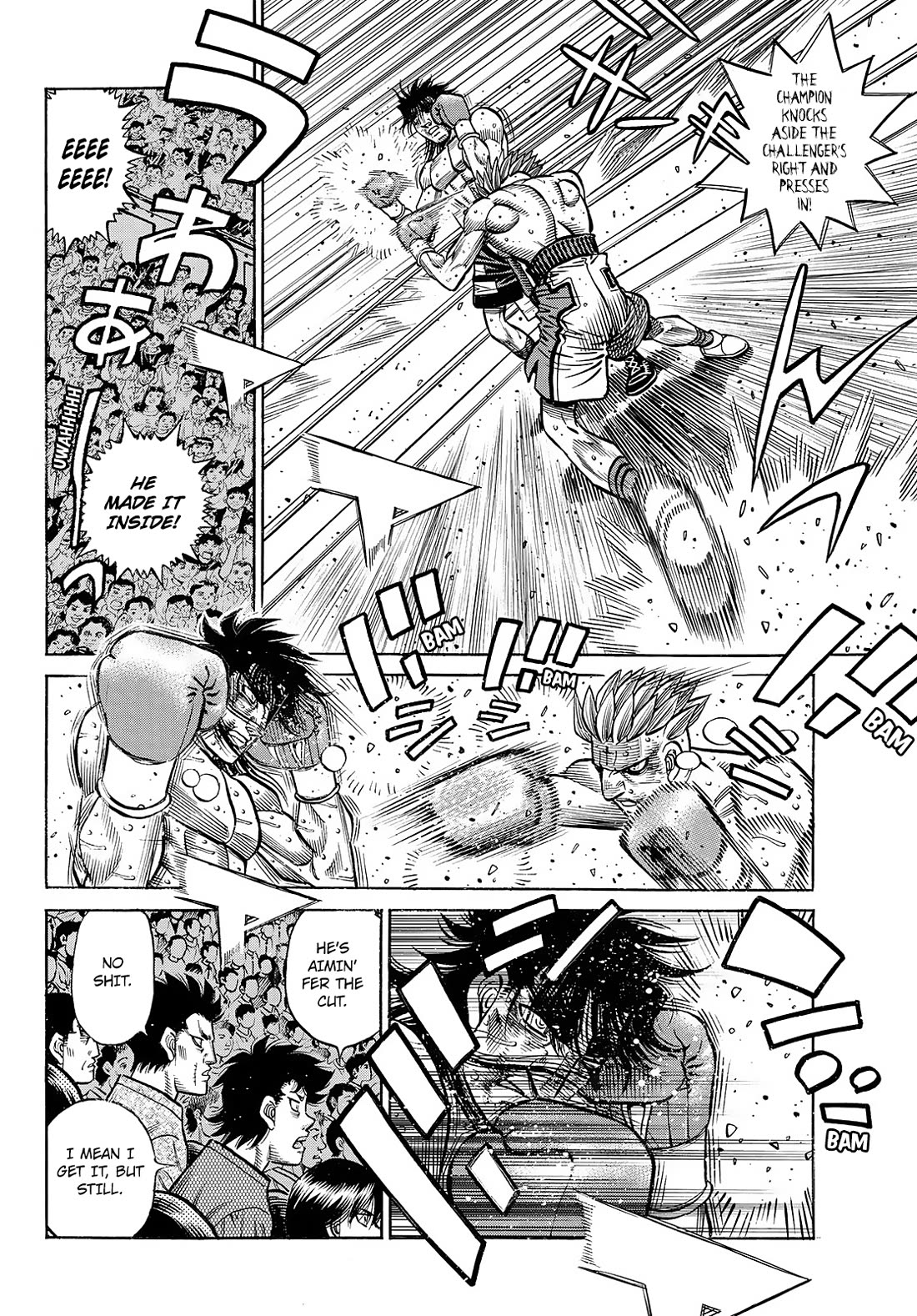 Hajime no Ippo Chapter 1465 page 4 - Chapter 1465: Left Eye