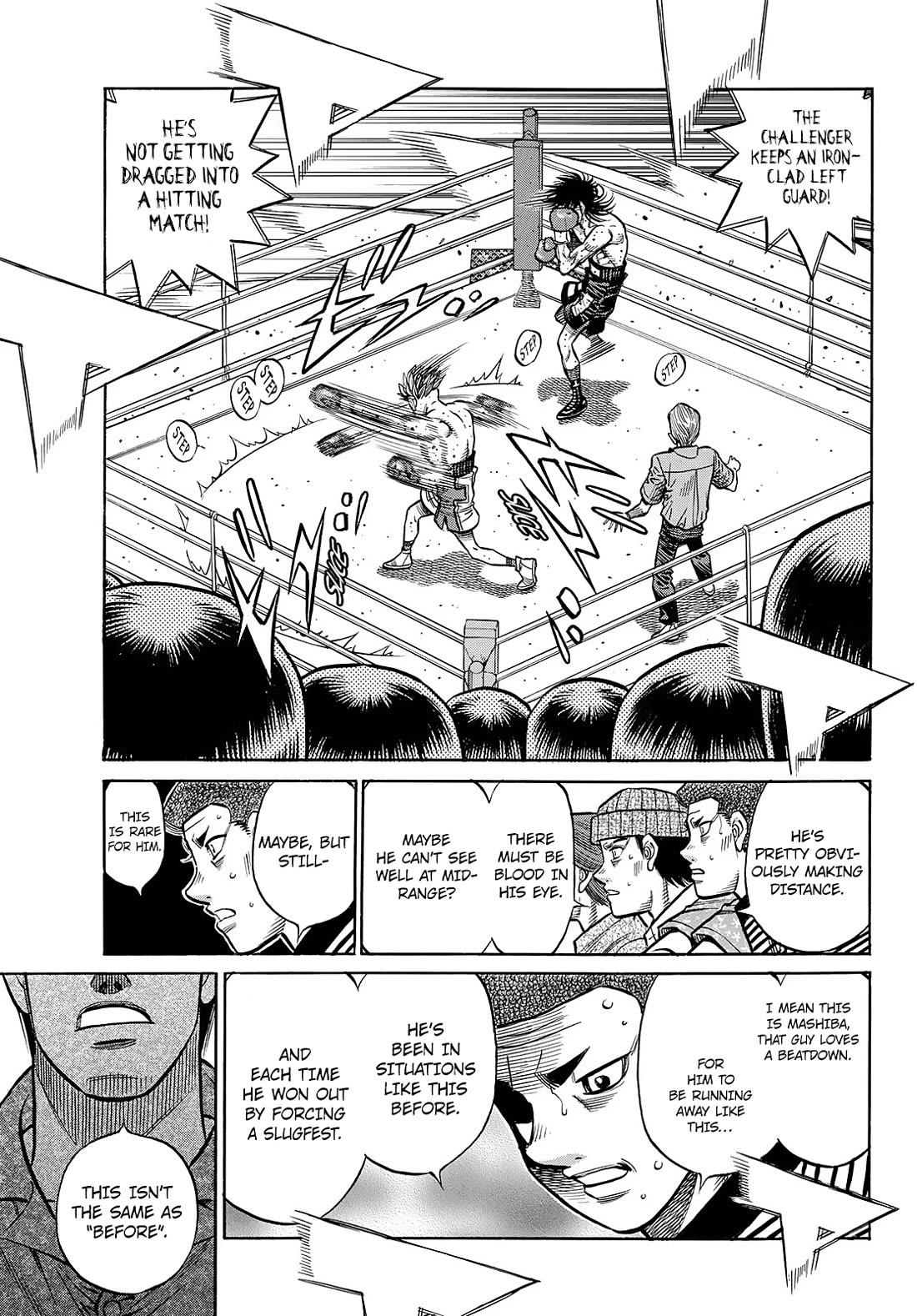 Hajime no Ippo Chapter 1465 page 5 - Chapter 1465: Left Eye
