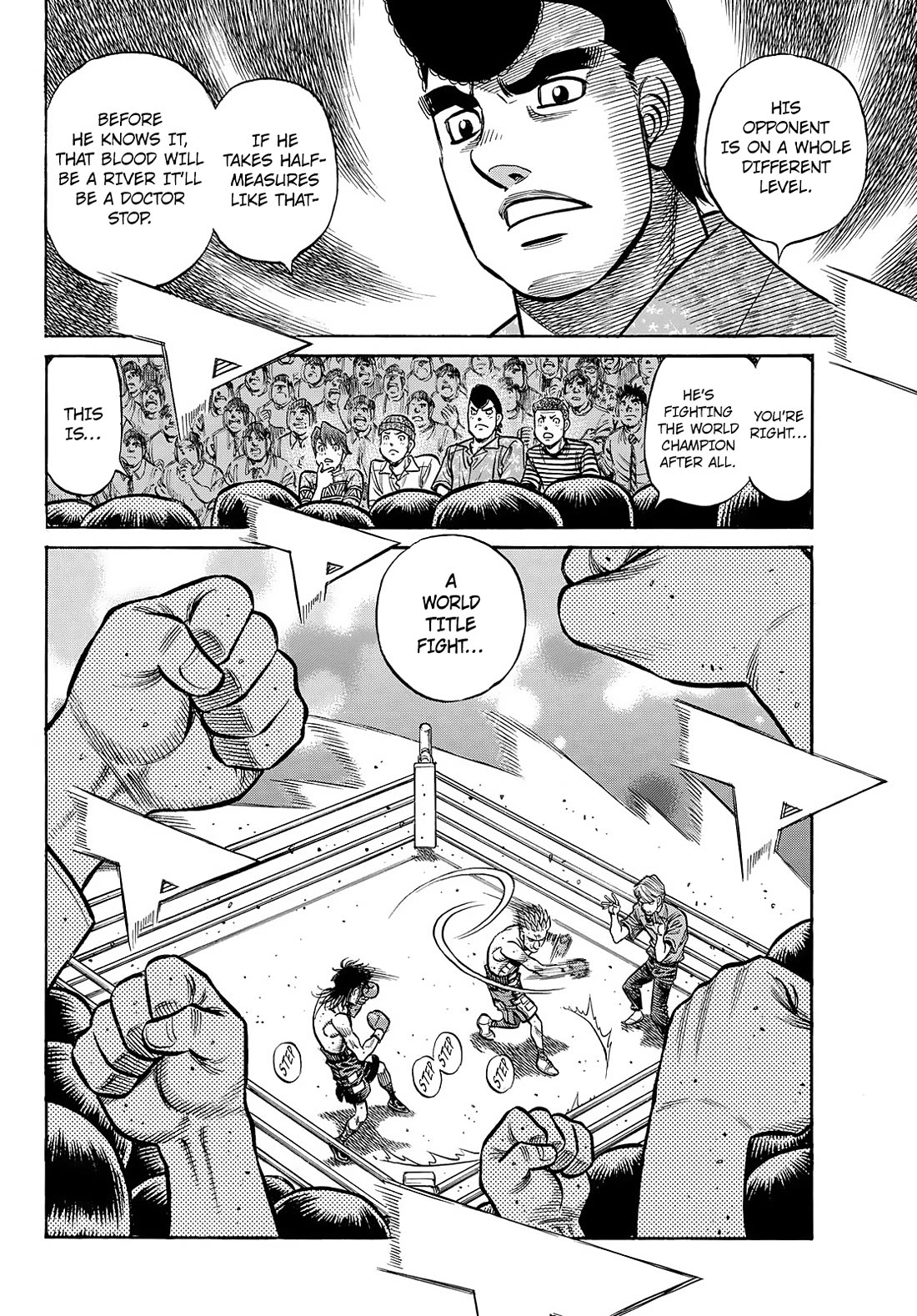 Hajime no Ippo Chapter 1465 page 6 - Chapter 1465: Left Eye