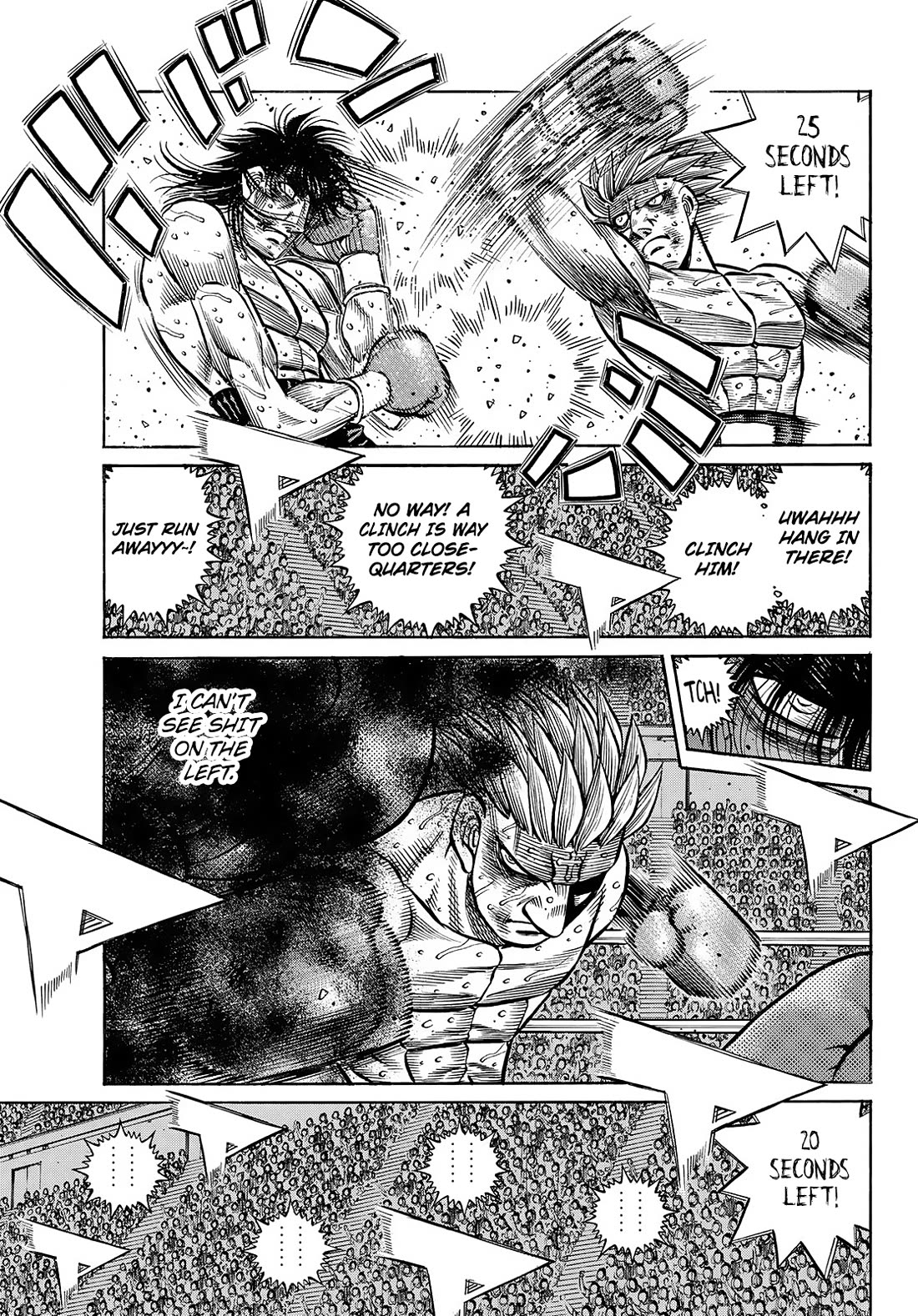 Hajime no Ippo Chapter 1465 page 7 - Chapter 1465: Left Eye