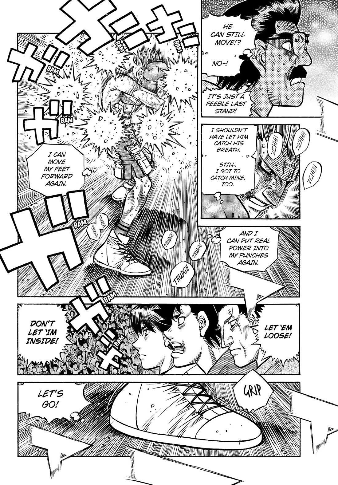 Hajime no Ippo Chapter 1474 page 3 - Chapter 1474: Close Range Fight