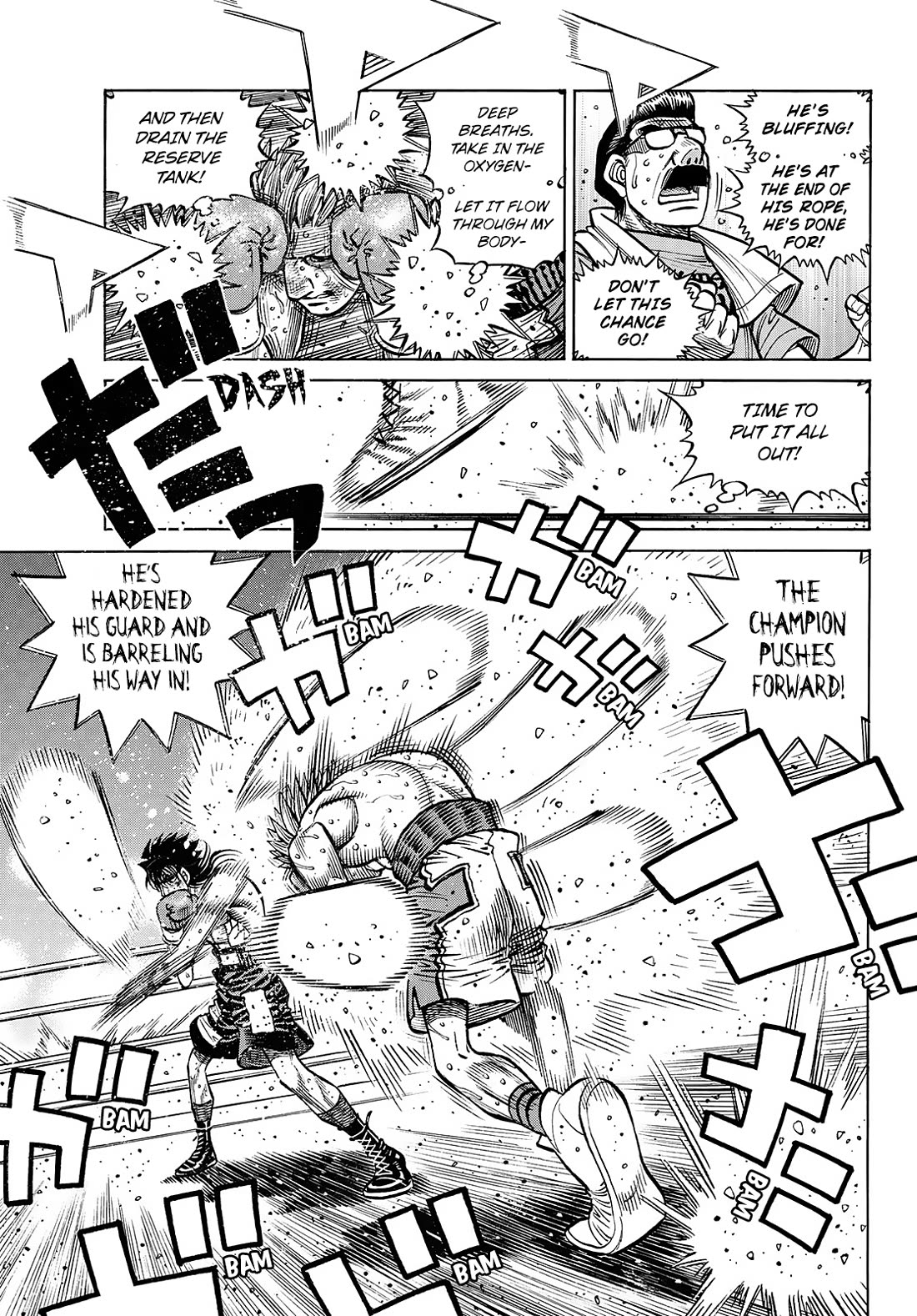 Hajime no Ippo Chapter 1474 page 4 - Chapter 1474: Close Range Fight