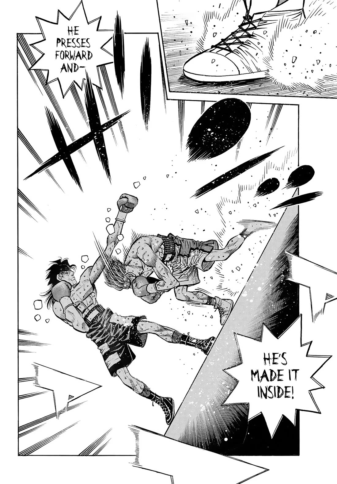 Hajime no Ippo Chapter 1474 page 5 - Chapter 1474: Close Range Fight