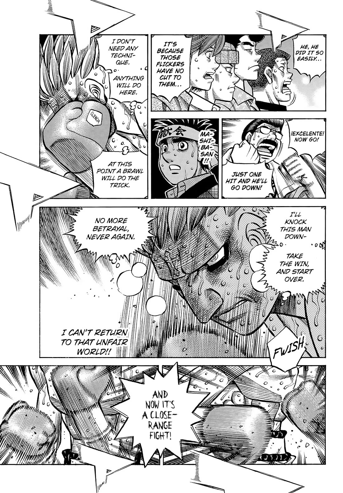 Hajime no Ippo Chapter 1474 page 6 - Chapter 1474: Close Range Fight
