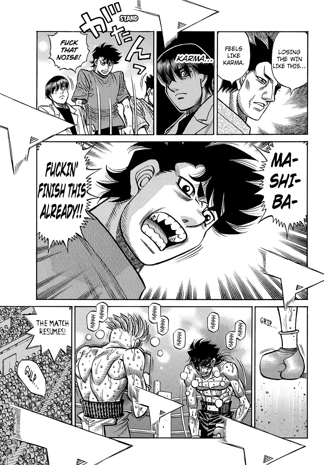 Hajime no Ippo Chapter 1476 page 6 - Chapter 1476: Cut Him Off