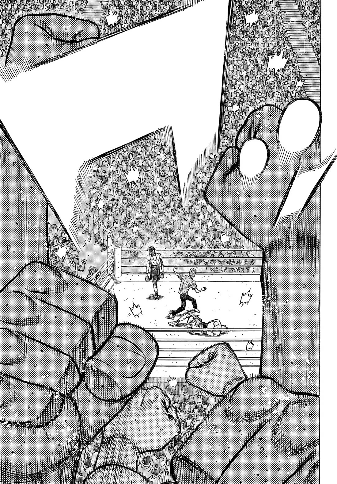 Hajime no Ippo Chapter 1477 page 14 - Chapter 1477: Limit Line