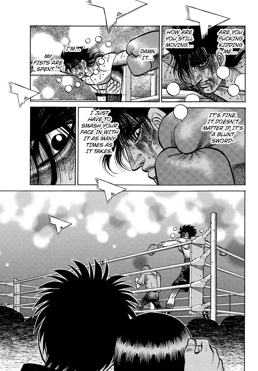 Hajime no Ippo Chapter 1477 page 16 - Chapter 1477: Limit Line