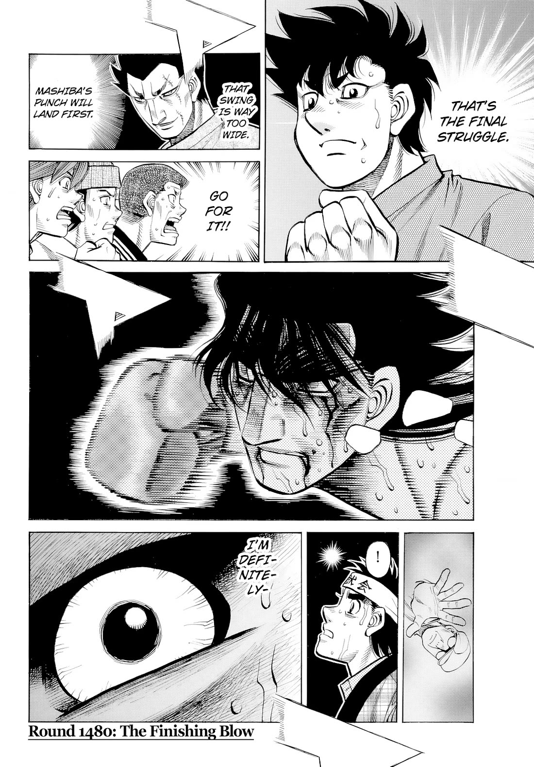 Hajime no Ippo Chapter 1480 page 4 - Chapter 1480: The Finishing Blow