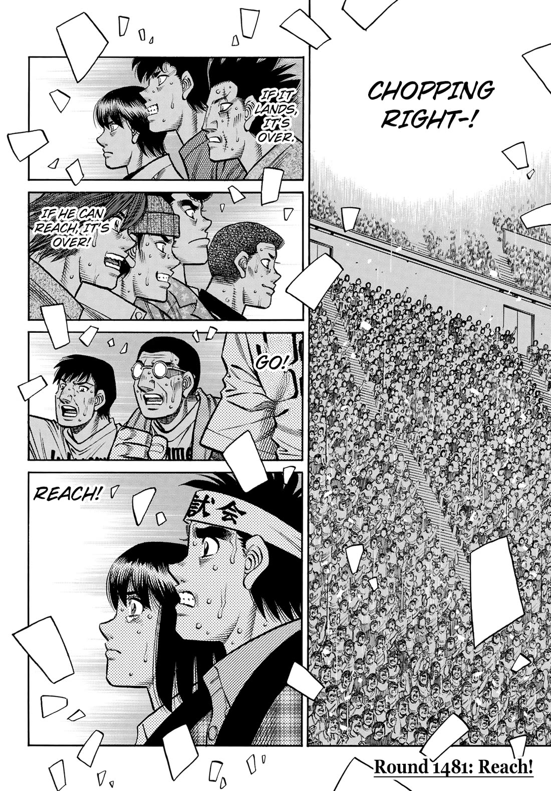 Hajime no Ippo Chapter 1481 page 3 - Chapter 1481: Reach!