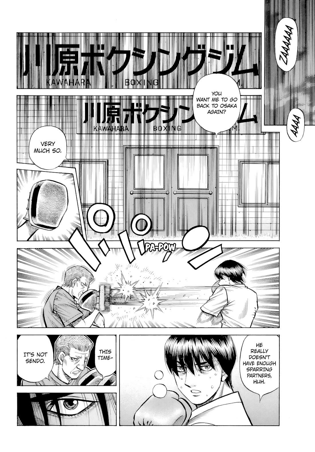 Hajime no Ippo Chapter 1484 page 5 - Chapter 1484: Rainy Season in Naniwa