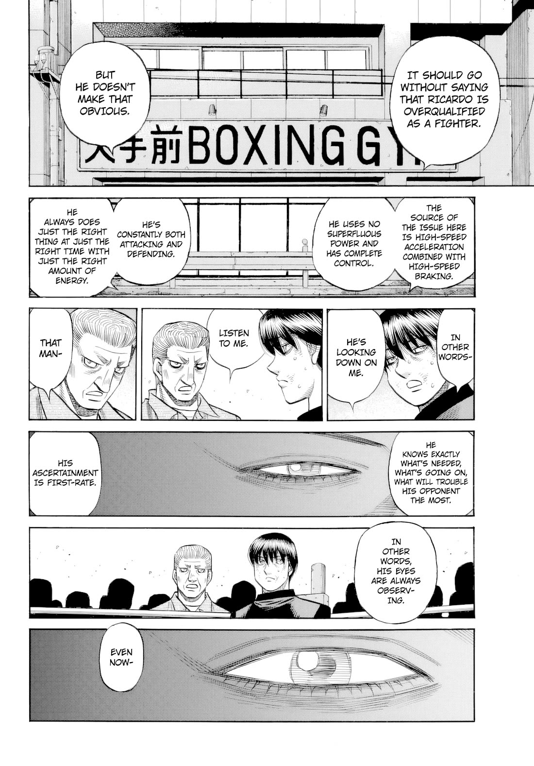 Hajime no Ippo Chapter 1487 page 3 - Chapter 1487: Observing Eye