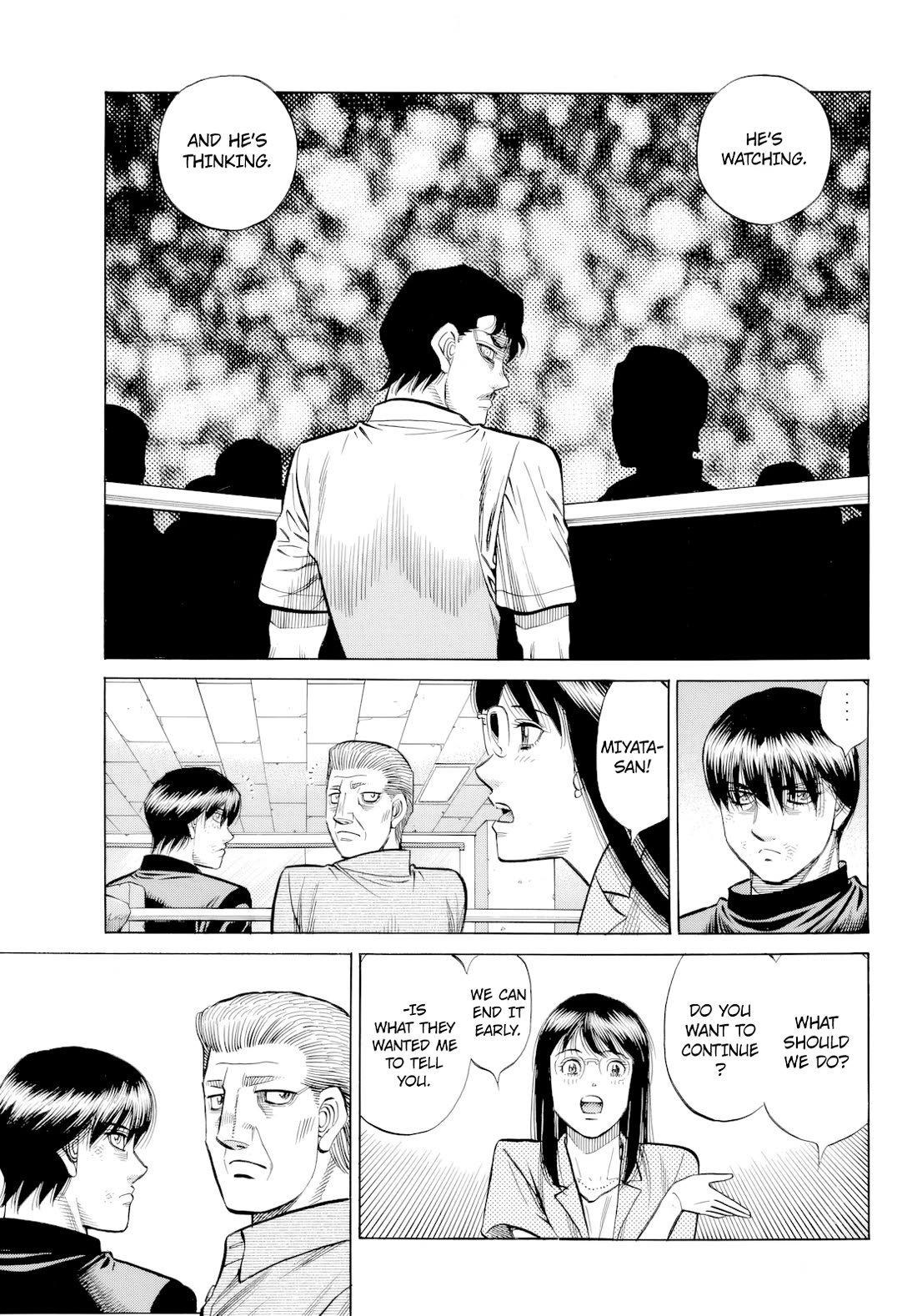 Hajime no Ippo Chapter 1487 page 4 - Chapter 1487: Observing Eye