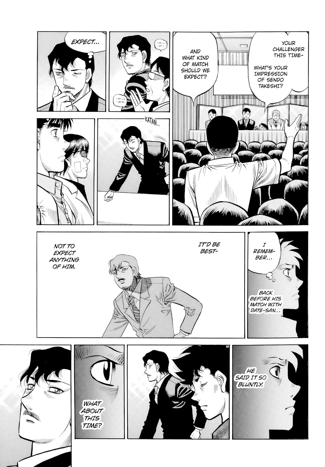 Hajime no Ippo Chapter 1488 page 7 - Chapter 1488: The Best Condition