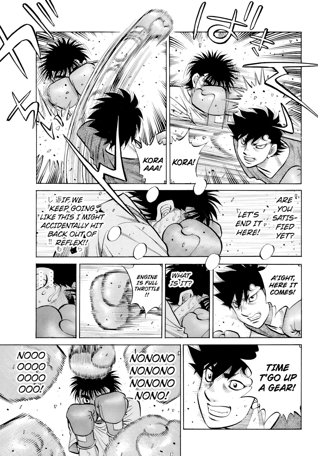 Hajime no Ippo Chapter 1490 page 4 - Chapter 1490: White Hot Sparring