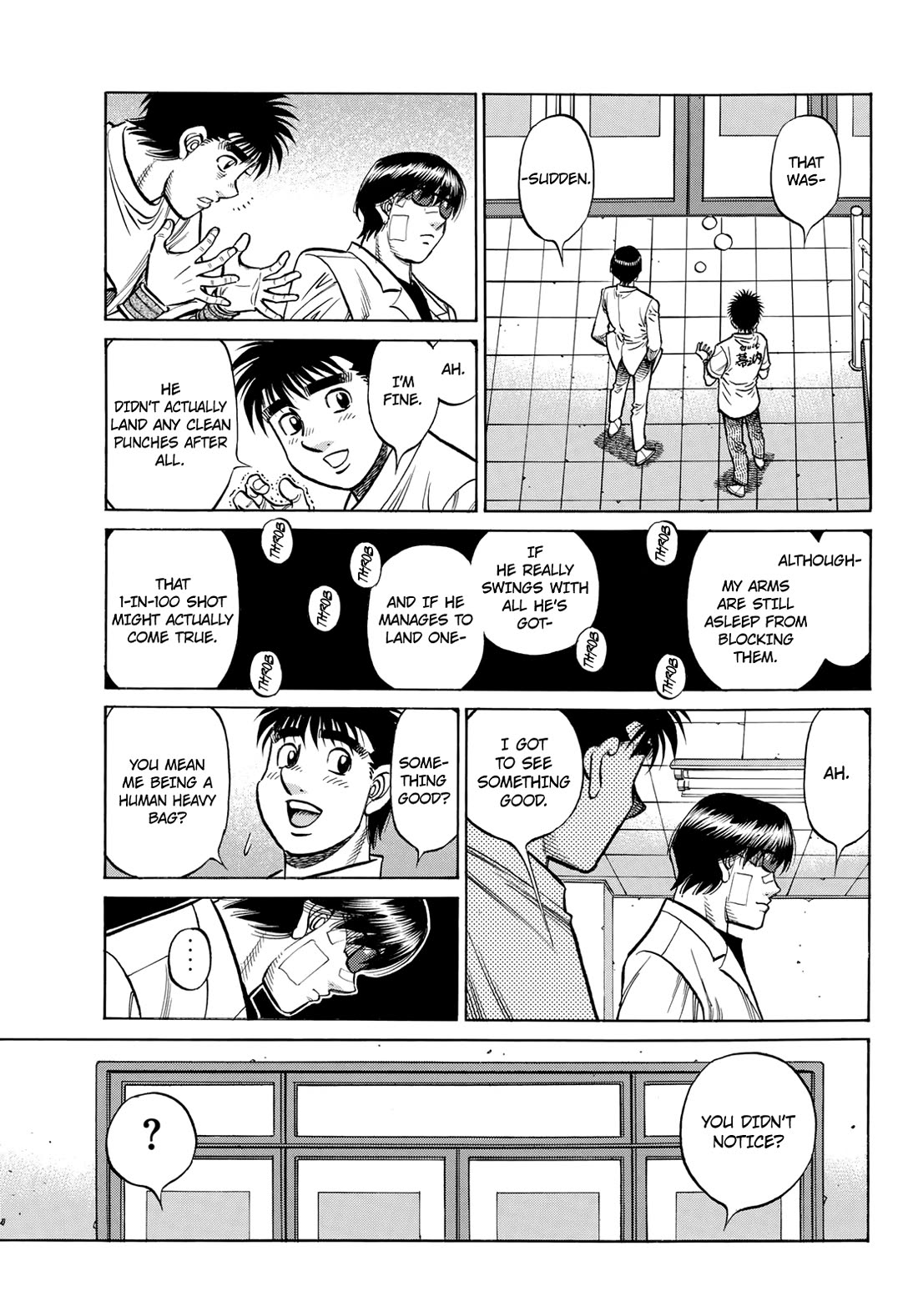 Hajime no Ippo Chapter 1491 page 8 - Chapter 1491: Immovable