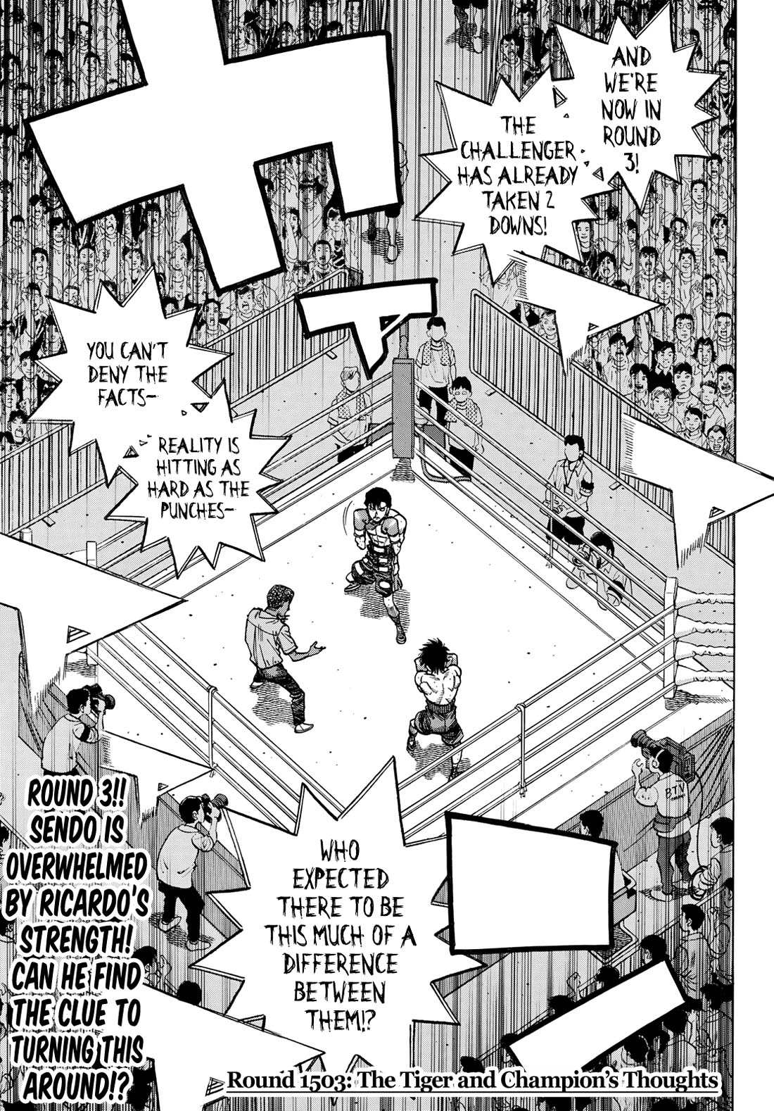 Hajime no Ippo Chapter 1503 page 3 - Chapter 1503: The Tiger and Champion's Thoughts