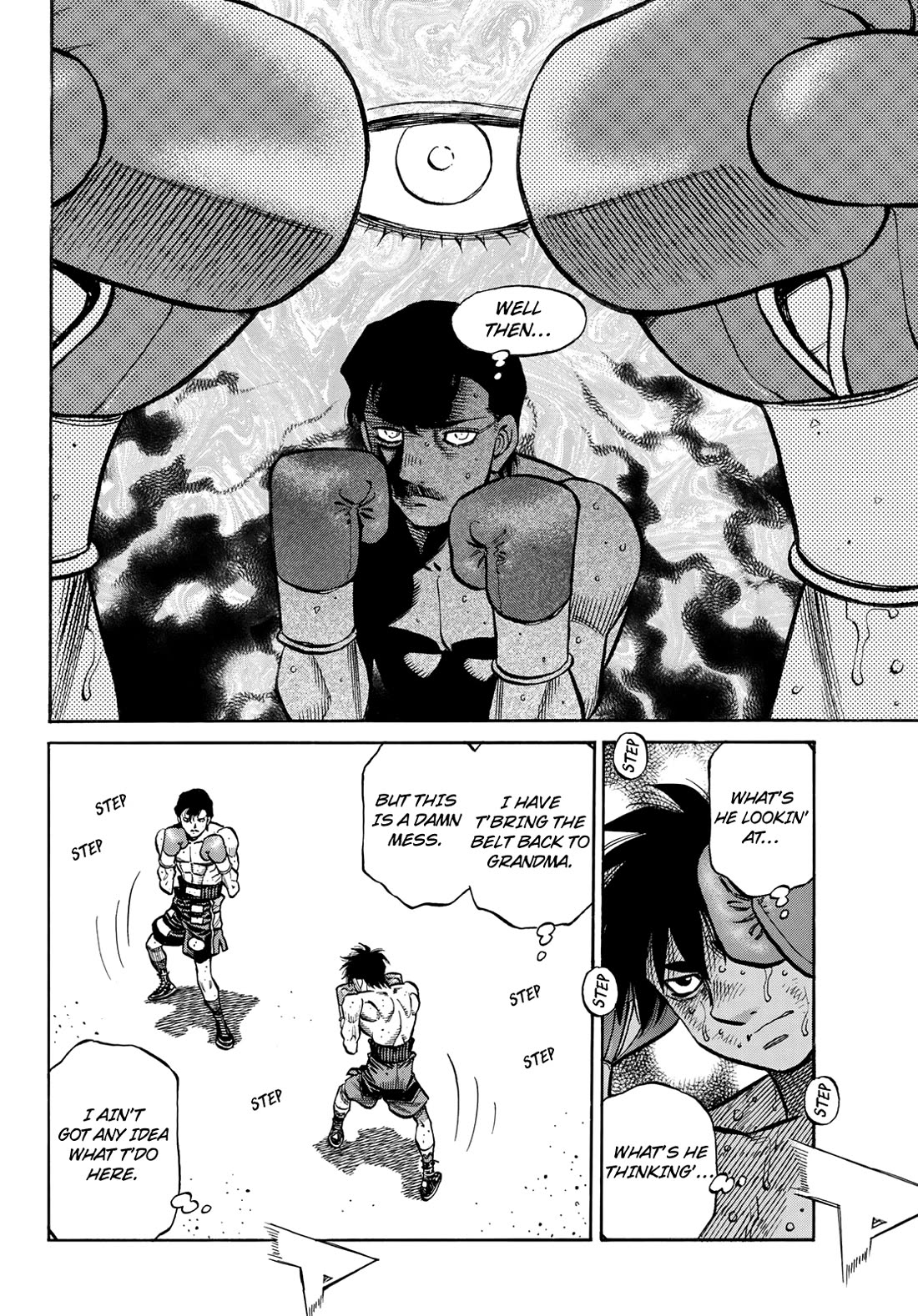 Hajime no Ippo Chapter 1503 page 6 - Chapter 1503: The Tiger and Champion's Thoughts