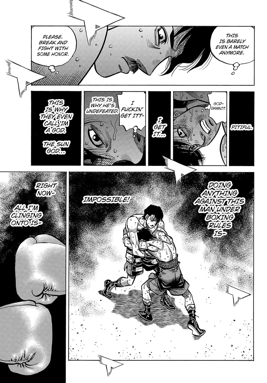 Hajime no Ippo Chapter 1505 page 11 - Chapter 1505: The Embodiment of Despair