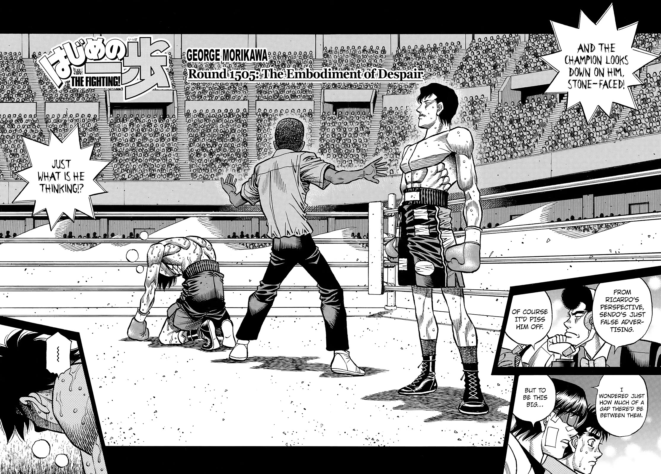 Hajime no Ippo Chapter 1505 page 3 - Chapter 1505: The Embodiment of Despair