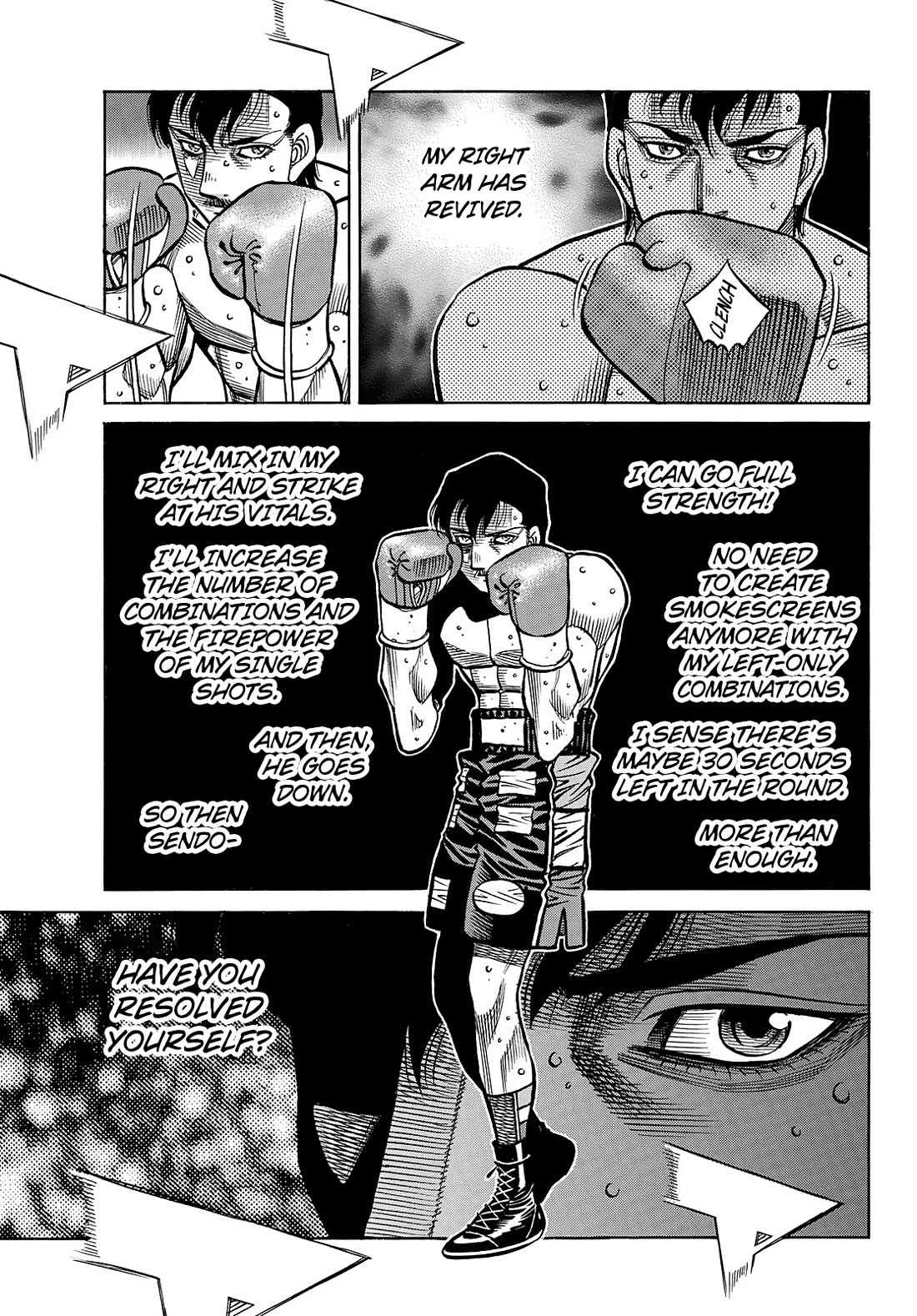 Hajime no Ippo Chapter 1506 page 10 - Chapter 1506: Clinch