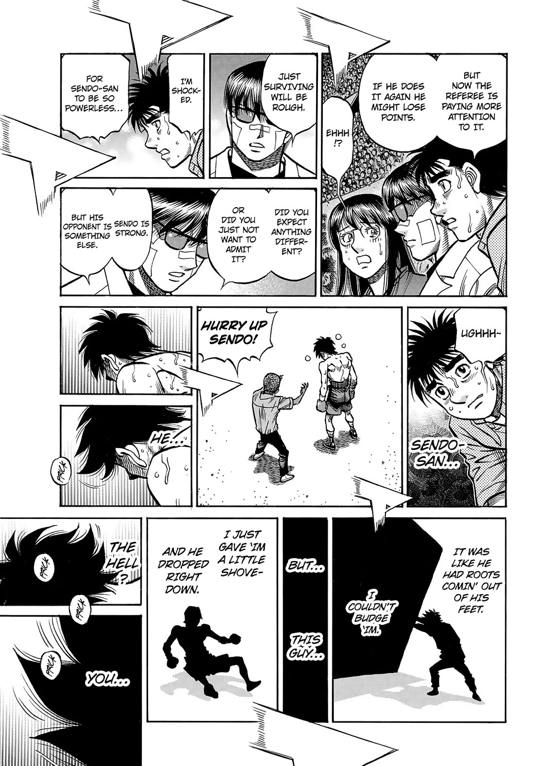 Hajime no Ippo Chapter 1506 page 12 - Chapter 1506: Clinch