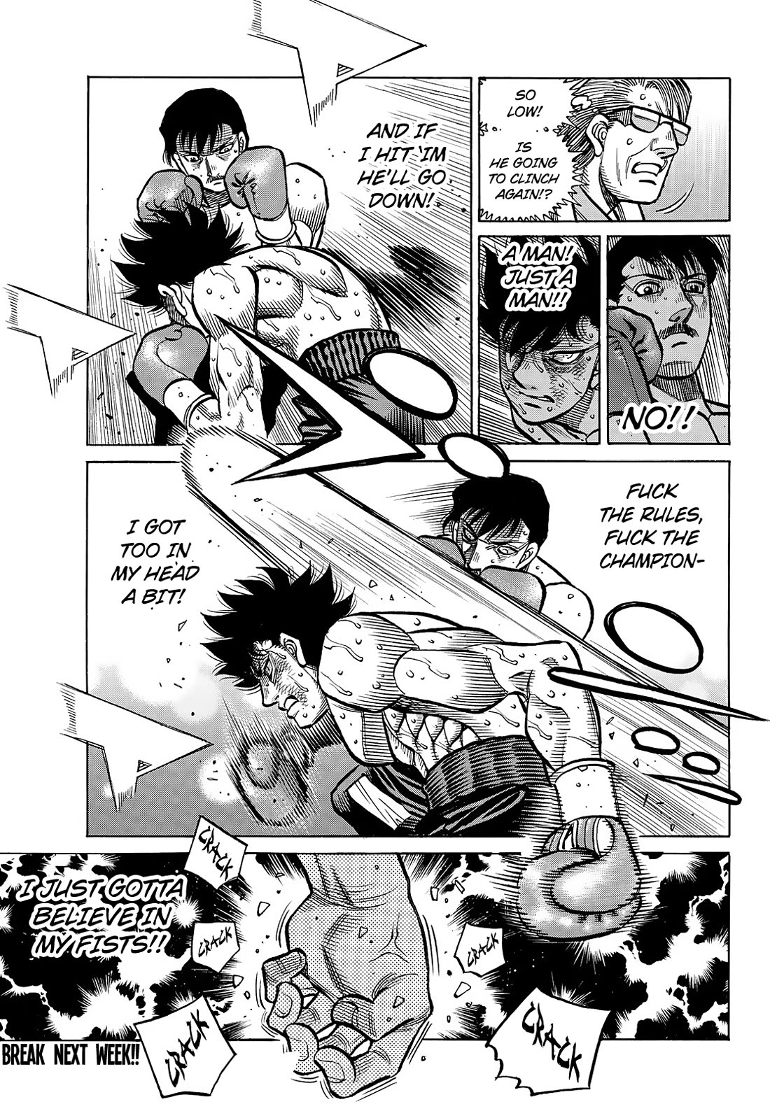Hajime no Ippo Chapter 1506 page 15 - Chapter 1506: Clinch