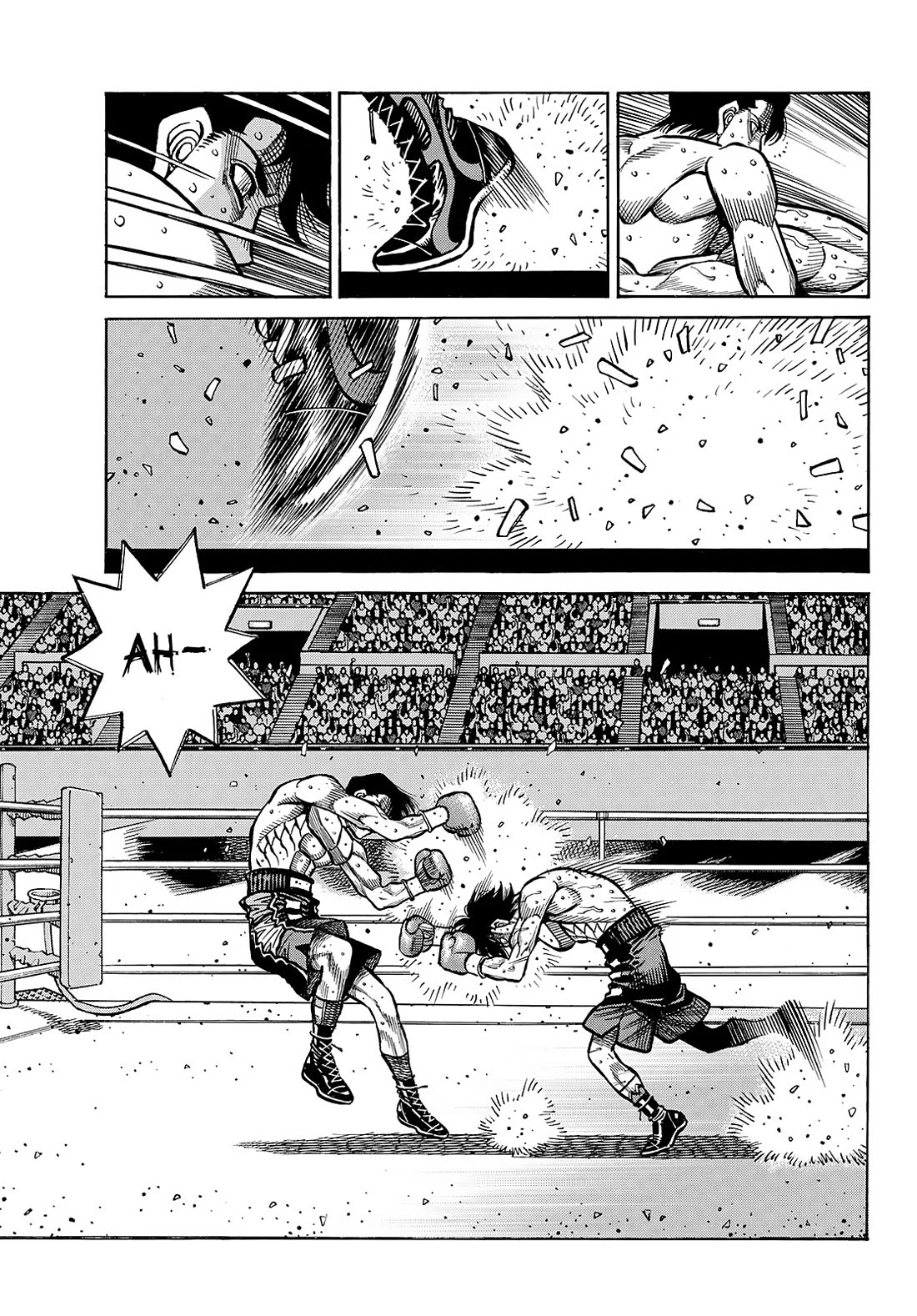 Hajime no Ippo Chapter 1506 page 6 - Chapter 1506: Clinch