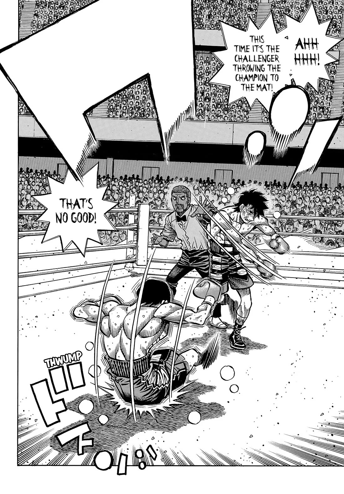 Hajime no Ippo Chapter 1506 page 7 - Chapter 1506: Clinch